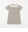 SHIPS any: レース カラー リボン 半袖 Tシャツ ワンピース <KIDS>