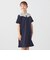 SHIPS any: レース カラー リボン 半袖 Tシャツ ワンピース <KIDS>