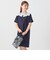 SHIPS any: レース カラー リボン 半袖 Tシャツ ワンピース <KIDS>