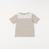 SHIPS any: レース カラー リボン 半袖 Tシャツ<KIDS>