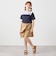 SHIPS any: レース カラー リボン 半袖 Tシャツ<KIDS>
