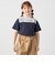 SHIPS any: レース カラー リボン 半袖 Tシャツ<KIDS>