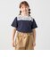 SHIPS any: レース カラー リボン 半袖 Tシャツ<KIDS>