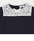 SHIPS any: レース カラー リボン 半袖 Tシャツ<KIDS>