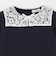 SHIPS any: レース カラー リボン 半袖 Tシャツ<KIDS>