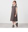SHIPS any: ヘンリーネック ノースリーブ Tシャツ ワンピース<KIDS>