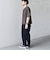 【SHIPS any別注】Gramicci: オーガニックコットン ルーズ テーパード ストレッチ デニム パンツ 26AW◆