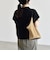 《予約》quaranciel:〈接触冷感/洗濯機可能〉天竺 フレンチスリーブ シャツ カットソー