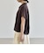 《予約》quaranciel:〈接触冷感/洗濯機可能〉天竺 フレンチスリーブ シャツ カットソー