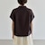 《予約》quaranciel:〈接触冷感/洗濯機可能〉天竺 フレンチスリーブ シャツ カットソー