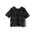 TORAZZODONNA:〈手洗い可能〉2WAY カットワーク レース ブラウス