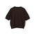 SHIPS Primary Navy Label:〈手洗い可能〉シルク リネン 半袖 カーディガン