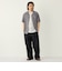 SHIPS Colors:〈接触冷感〉カット ジャカード オープンカラー シャツ