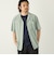 SHIPS Colors:〈接触冷感〉カット ジャカード オープンカラー シャツ
