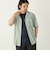 SHIPS Colors:〈接触冷感〉カット ジャカード オープンカラー シャツ