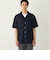 SHIPS Colors:〈接触冷感〉カット ジャカード オープンカラー シャツ