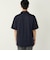 SHIPS Colors:〈接触冷感〉カット ジャカード オープンカラー シャツ