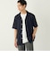 SHIPS Colors:〈接触冷感〉カット ジャカード オープンカラー シャツ