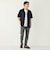 SHIPS Colors:〈接触冷感〉カット ジャカード オープンカラー シャツ