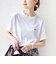 【WEB限定】SHIPS: マイクロ SHIPSロゴ Tシャツ