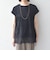 SHIPS Colors:〈手洗い可能〉フリンジ レース レイヤード TEE