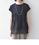 SHIPS Colors:〈手洗い可能〉フリンジ レース レイヤード TEE