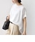 《予約》【WEB限定】シアー ワッフル スリット TEE