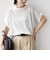 《予約》【WEB限定】シアー ワッフル スリット TEE