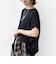 《予約》【WEB限定】シアー ワッフル スリット TEE