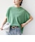《予約》【WEB限定】シアー ワッフル スリット TEE