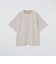 【WEB限定】SHIPS Colors:Wフェイス ニット襟 Tシャツ◇