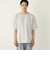 【WEB限定】SHIPS Colors:Wフェイス ニット襟 Tシャツ◇