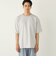 【WEB限定】SHIPS Colors:Wフェイス ニット襟 Tシャツ◇