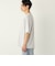 【WEB限定】SHIPS Colors:Wフェイス ニット襟 Tシャツ◇