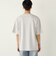 【WEB限定】SHIPS Colors:Wフェイス ニット襟 Tシャツ◇
