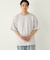 【WEB限定】SHIPS Colors:Wフェイス ニット襟 Tシャツ◇