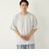 【WEB限定】SHIPS Colors:Wフェイス ニット襟 Tシャツ◇