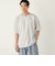 【WEB限定】SHIPS Colors:Wフェイス ニット襟 Tシャツ◇