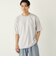 【WEB限定】SHIPS Colors:Wフェイス ニット襟 Tシャツ◇