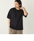 【WEB限定】SHIPS Colors:Wフェイス ニット襟 Tシャツ◇