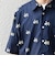 SHIPS any:〈洗濯機可能〉グリッター プリント レギュラー ハーフスリーブ シャツ◆