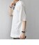 SHIPS any:〈洗濯機可能〉エアロ スケープ メッシュ 鹿の子 リブ Tシャツ◆