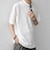 SHIPS any:〈洗濯機可能〉エアロ スケープ メッシュ 鹿の子 リブ Tシャツ◇
