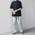 SHIPS any:〈洗濯機可能〉エアロ スケープ メッシュ 鹿の子 リブ Tシャツ◆