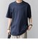 SHIPS any:〈洗濯機可能〉エアロ スケープ メッシュ 鹿の子 リブ Tシャツ◆