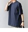 SHIPS any:〈洗濯機可能〉エアロ スケープ メッシュ 鹿の子 リブ Tシャツ◆
