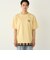 《予約》【WEB限定】SHIPS Colors:クロシェニット ロゴ刺繍 Tシャツ◆