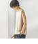 〈手洗い可能〉シルキー ツイル ノースリーブ ブラウス