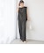《予約》【実力派ベーシック】〈手洗い可能〉レーヨン ナイロン 深 ベンツ ノースリーブ プルオーバー
