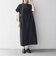 《予約》SHIPS any:〈防しわ/接触冷感/洗濯機可能〉ファンクション パイピング ドロスト ワンピース
